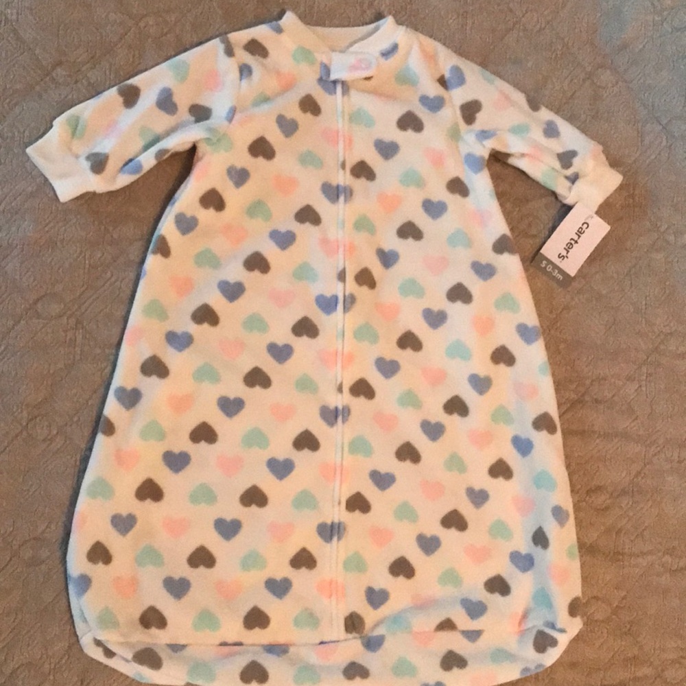 Carter’s Microfleece Sleep Bag 0-3 months NWT